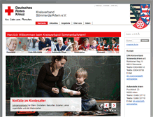 Tablet Screenshot of drk-sda.de